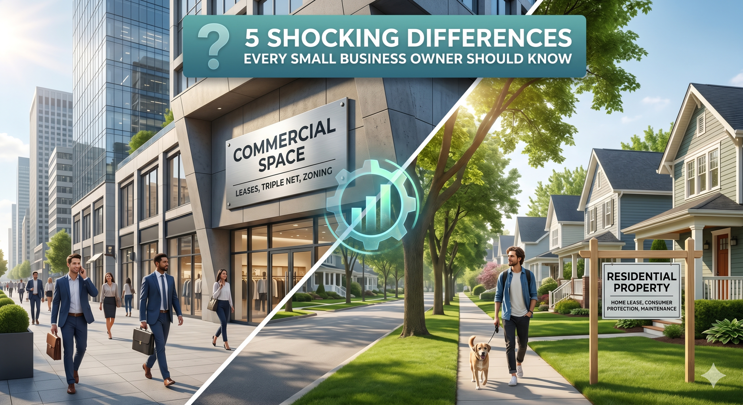Commercial vs. Residential: 5 Shocking Differences Every Small Business Owner Should Know