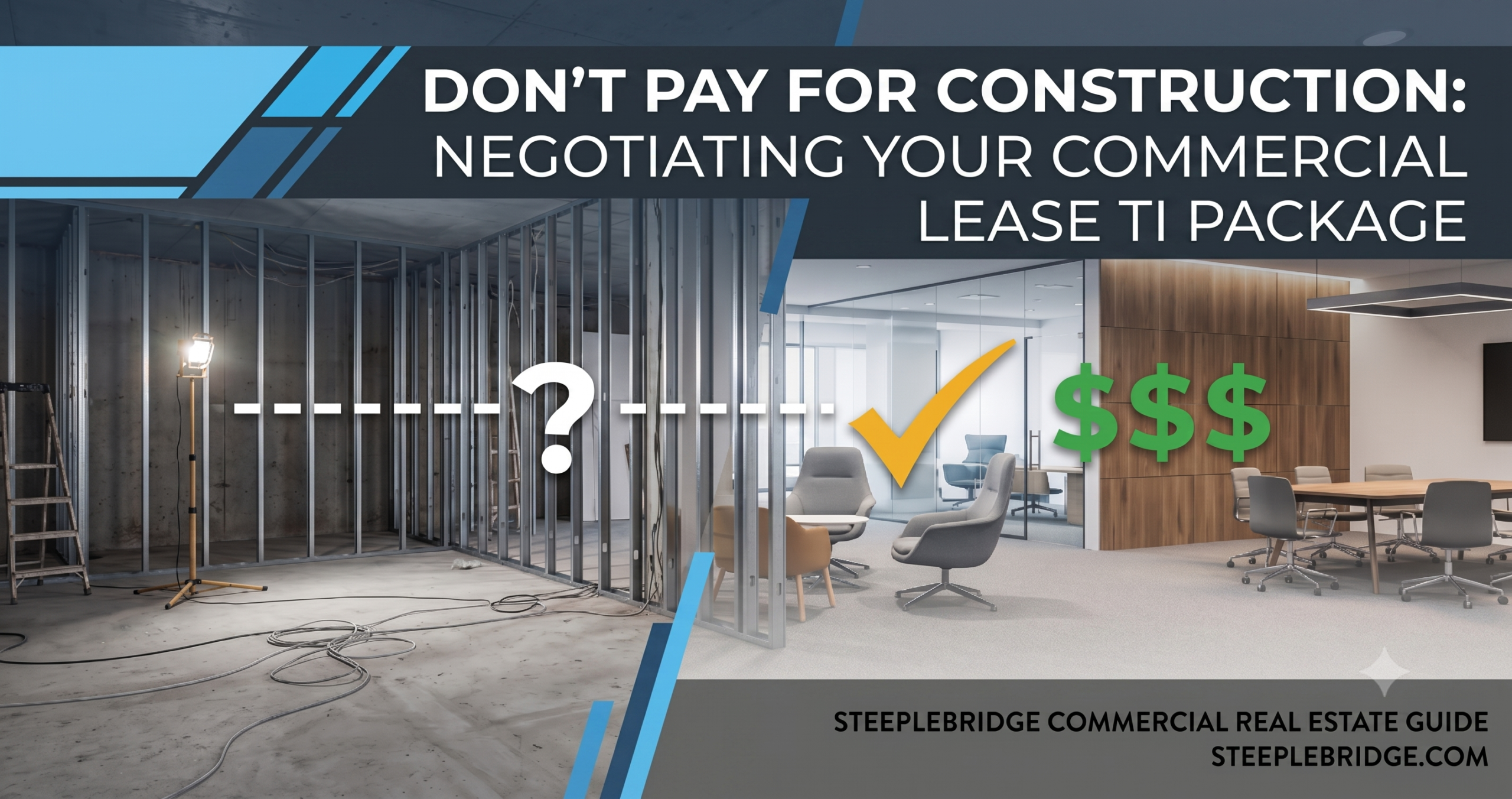 Don’t Pay for Construction: Negotiating Your Commercial Lease TI Package
